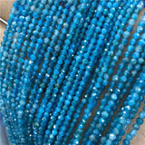 3mm Natural AA Aquamarine Lace Agat Micro Small Loose Bead