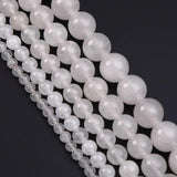 Purple Red Jades Natural Stone Beads Round Loose Spacer Beads 4-12mm
