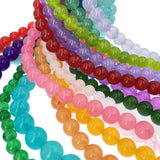 Purple Red Jades Natural Stone Beads Round Loose Spacer Beads 4-12mm