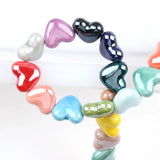 15mm Heart Ceramic Beads Spacer DIY Jewelry Making Necklace Bracelet Pendant