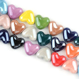 15mm Heart Ceramic Beads Spacer DIY Jewelry Making Necklace Bracelet Pendant