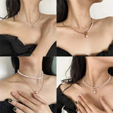 Pearl Beige Loose Beads 4-12mm DIY Jewelry Making Bracelet Sewing Accessories