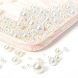Pearl Beige Loose Beads 4-12mm DIY Jewelry Making Bracelet Sewing Accessories