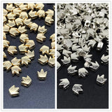 6mm Silver Crown Bead CCB Acrylic Spacer Charm Beads
