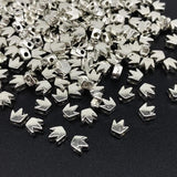 6mm Silver Crown Bead CCB Acrylic Spacer Charm Beads