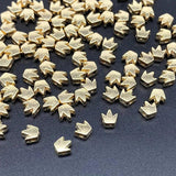 6mm Silver Crown Bead CCB Acrylic Spacer Charm Beads