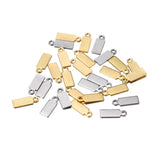 20-50pcs Stainless Steel Pendants Charm Handmake For DIY Bracelet