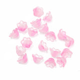 30pcs Trumpet Flower Lampwork Beads Charms Glass Beads for Jewelry Making