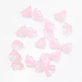 30pcs Trumpet Flower Lampwork Beads Charms Glass Beads for Jewelry Making
