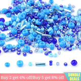 2mm Czech Glass Seed Beads Belt Box Set for DIY Bracelet Necklace