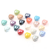 Solid Heart Shape Ceramic Beads for DIY Bracelets Necklace