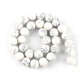Howlite Turquoise Round Loose Beads 4/6/8/10/12mm for DIY Jewelry Making