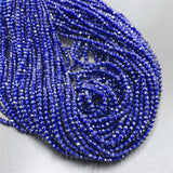 Micro Faceted Ruby Stone Beads 2mm 3mm Red Quartz Amethyst Crystal