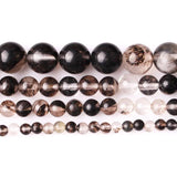 Watermelon Tourmaline Charm Round Beads Strand 4-12MM