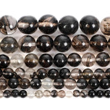 Watermelon Tourmaline Charm Round Beads Strand 4-12MM
