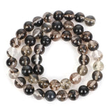 Watermelon Tourmaline Charm Round Beads Strand 4-12MM