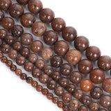Brown Aventurine Quartz Charm Round Beads 4/6/8/10/12 MM