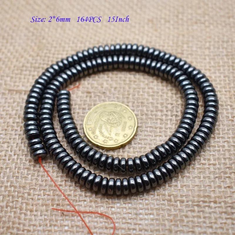 Hematite Stone Beads for Jewelry Making DIY