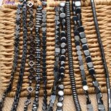 Hematite Stone Beads for Jewelry Making DIY
