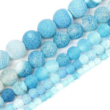 Frost Cracked Dream Fire Dragon Veins Agates Beads 4/6/8/10/12mm