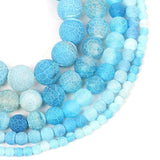 Frost Cracked Dream Fire Dragon Veins Agates Beads 4/6/8/10/12mm