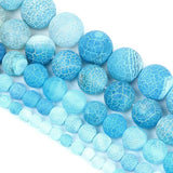 Frost Cracked Dream Fire Dragon Veins Agates Beads 4/6/8/10/12mm