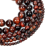Red Tiger Eye Round Natural Stone Beads 6/8/10/12 MM