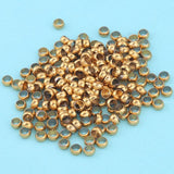 100pcs Stainless Steel Ball Crimp End Beads for DIY Jewelry Making