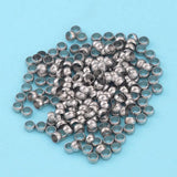 100pcs Stainless Steel Ball Crimp End Beads for DIY Jewelry Making
