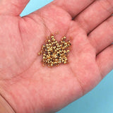 100pcs Stainless Steel Ball Crimp End Beads for DIY Jewelry Making