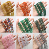 Faceted Round Natural Stone Beads Loose Isolation Beads