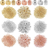 50pcs CCB Beads Natural Silver Plated Stone Loose Beads For Jewelry Making
