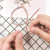 50pcs CCB Beads Natural Silver Plated Stone Loose Beads For Jewelry Making