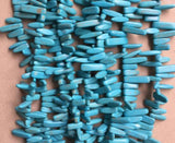 Natural Gem Stone Howlite Beads 4*13MM Bracelet