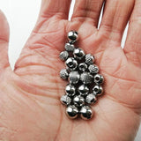 Stainless Steel Spacer Round Ball Beads Metal Charm DIY Jewelry Making