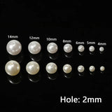 Pearl Loose Beads for Jewelry Making DIY Necklace Bracelet 20/50/100/1000pcs