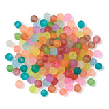 100Pcs Matte Light Candy Glass Beads 4 6 8 10mm Round Spacer Loose Beads