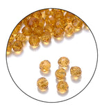 Crystal Beads Geometric Faceted Beads for Jewelry - 34 Colors