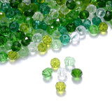 Crystal Beads Geometric Faceted Beads for Jewelry - 34 Colors