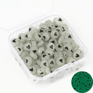 100pcs Acrylic Letter Beads Box Set Kids Jewelry Making