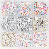100pcs Acrylic Letter Beads Box Set Kids Jewelry Making