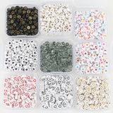 100pcs Acrylic Letter Beads Box Set Kids Jewelry Making