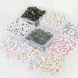 100pcs Acrylic Letter Beads Box Set Kids Jewelry Making