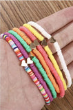 330pcs 6mm Flat Round Clay Beads DIY Jewelry Making Bracelet