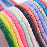 330pcs 6mm Flat Round Clay Beads DIY Jewelry Making Bracelet