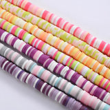 330pcs 6mm Flat Round Clay Beads DIY Jewelry Making Bracelet