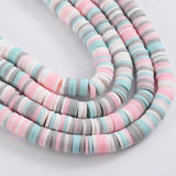 330pcs 6mm Flat Round Clay Beads DIY Jewelry Making Bracelet
