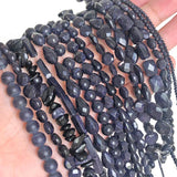Natural SandStone Bead Matte Round Irregular Faceted Heart Loose Beads