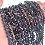 Natural SandStone Bead Matte Round Irregular Faceted Heart Loose Beads