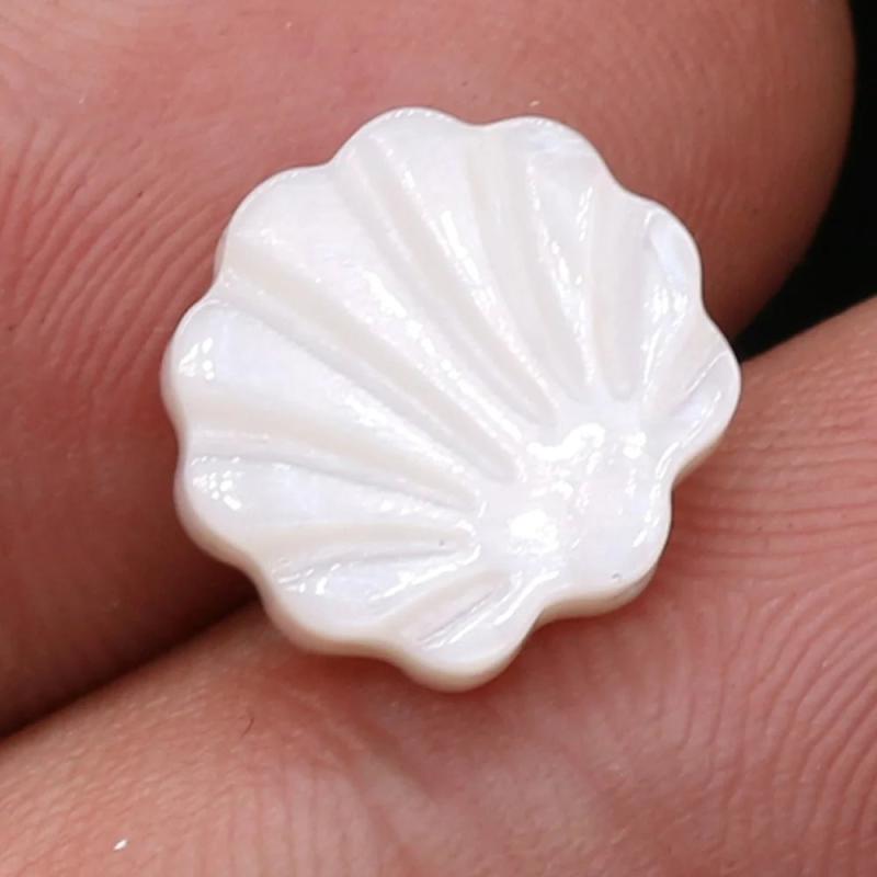 10Pcs Rabbit Shape Mother of Pearl Shell Beads for Jewelry Making